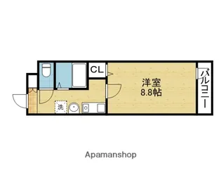 サンコート緑橋【307号室】の間取り
