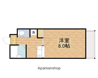 安田ハイツ【1階】の間取り