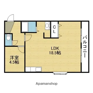 湊川マンション【306号室】の間取り
