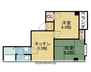 ゴールドマンションⅡ【2階】の間取り