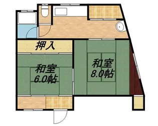 井上マンション【301号室】の間取り