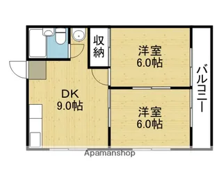シティーハイツ森之宮【502号室】の間取り