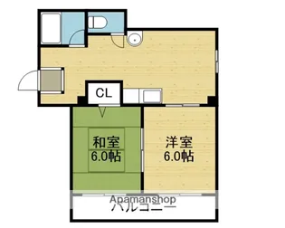 サニーガーデン大今里【302号室】の間取り