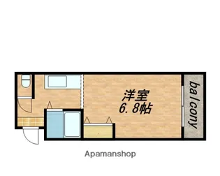 ワイズレジデンス新深江【2E号室】の間取り
