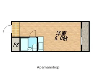 ジェイプライド東小橋【406号室】の間取り