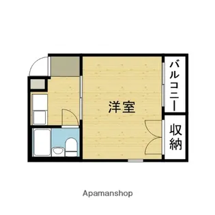 ベルコート桃谷【505号室】の間取り
