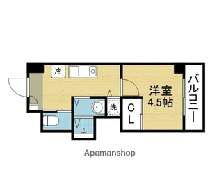 ロイヤルハイツ新深江【6階】の間取り