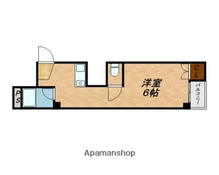 今里グリーンケールマンション【202号室】の間取り