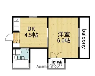 昇徳ビル【5E号室】の間取り