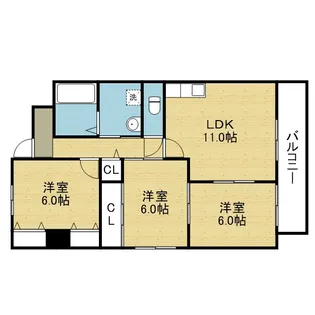 エヌズ【8階】の間取り
