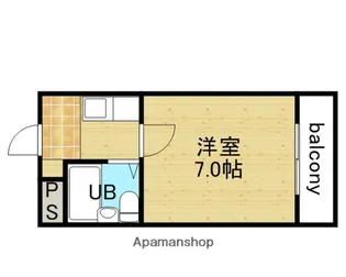 大宝新深江CTスクエア【310号室】の間取り