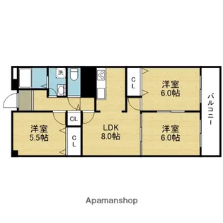 MMビル【3階】の間取り