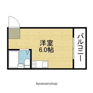 シャトーダイワ【403号室】の間取り