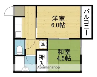 レピュート諏訪【202号室】の間取り
