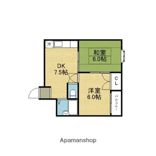 イーストレジデンス小路【206号室】の間取り