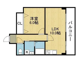 リバーサイドハート【2階】の間取り