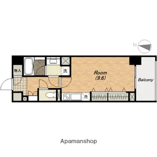 エスリード長堀タワー【2階】の間取り