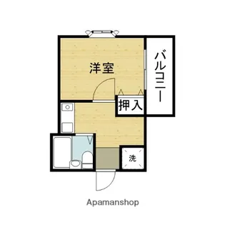 セレッソコート大阪城前【404号室】の間取り