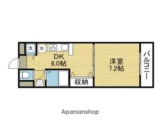 ヴェール・カステージュ深江北【3階】の間取り