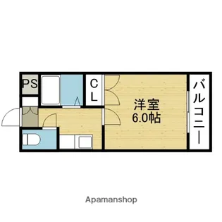 ワイケーマンション【501号室】の間取り