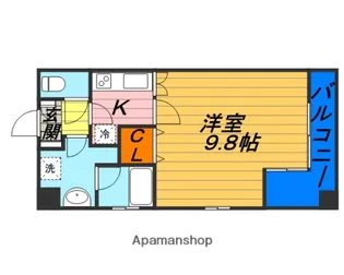 アクティコート京橋【8階】の間取り