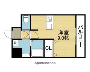 ヴァンスタージュ大阪城EAST【6階】の間取り
