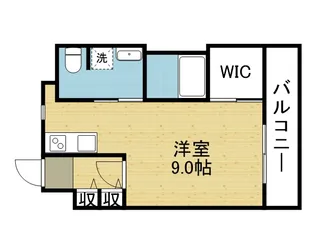 ヴァンスタージュ大阪城East【5階】の間取り