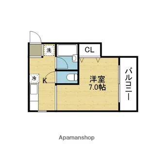 アコーハイツ【303号室】の間取り