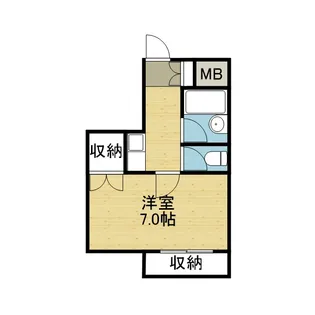 ジョイフル林寺【3階】の間取り