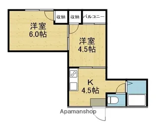 ベストレジデンス今里駅前【5A号室】の間取り