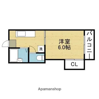 メゾン・ド・ショコラ【103号室】の間取り
