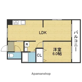 グリーンヒル生玉【802号室】の間取り