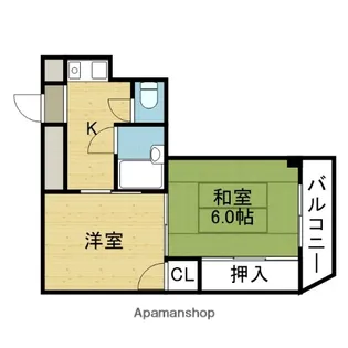 メゾン・ド・トキワ【6階】の間取り