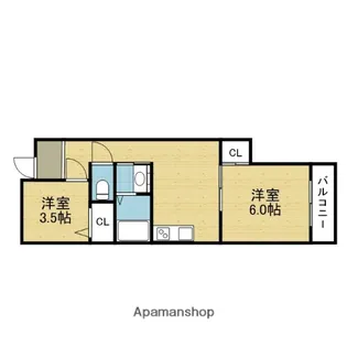 ライフハウス秀Ⅰ【4階】の間取り