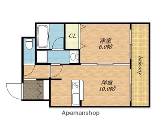 ドルフ今里駅前【2階】の間取り