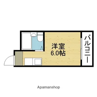 オーシャン今里【6階】の間取り