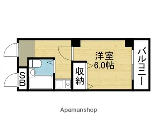 マンション岡島【201号室】の間取り