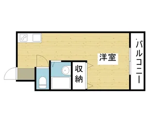 エスパス南巽【506号室】の間取り