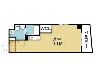 OM玉造Ⅲ【303号室】の間取り