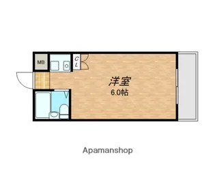 レアレア今里38番館【607号室】の間取り