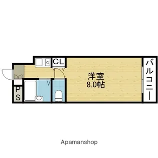 ドゥリーム新今里【4階】の間取り