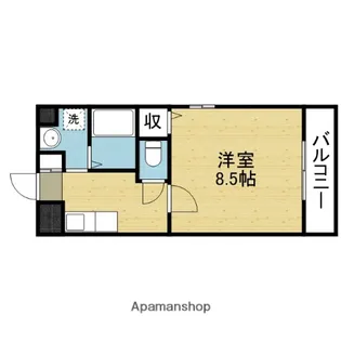 GLS小路東【4階】の間取り