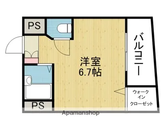 アロンディール新深江【502号室】の間取り