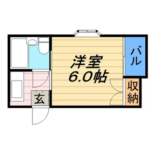 リバティー中央【3B号室】の間取り