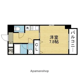 グレンパーク中川【5階】の間取り