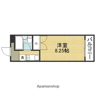 メゾン東大阪【408号室】の間取り