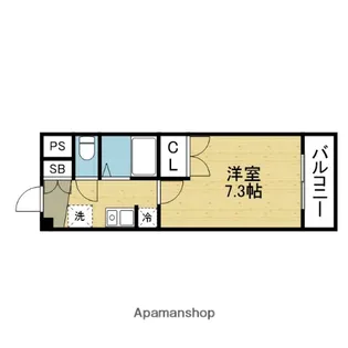 フォレスト今里【3階】の間取り