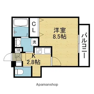 カーサグラシア【3階】の間取り