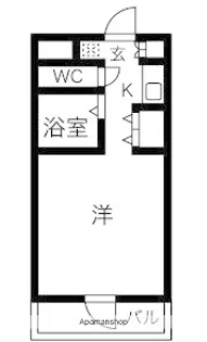 カサデルチルコ【305号室】の間取り