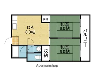 安井ビル【4階】の間取り